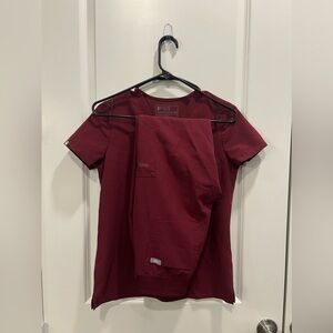 Figs Scrub Set Burgundy XXS